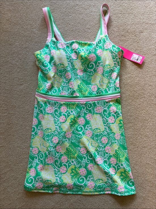 Lilly Pulitzer Dresses & Skirts - Lilly Pulitzer Spearmint in a Pickle UPF+50 Dress Sz.Small NWT